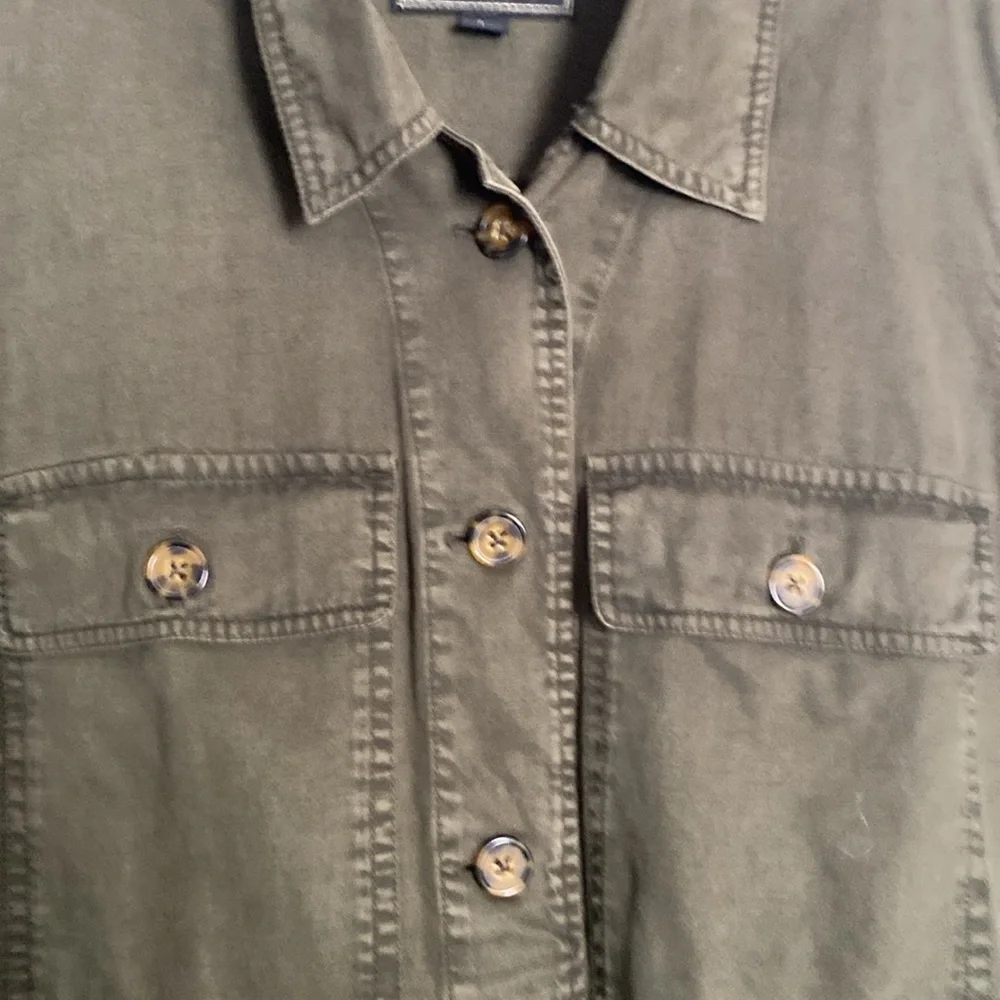 Lucky brand shacket, army green, size L - Picture 4 of 10
